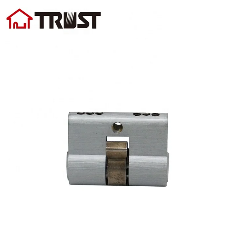 TRUST A42-SC Brass Profile Mortise Lock Cylinder small half cylinder lock set Double Open Cylinder