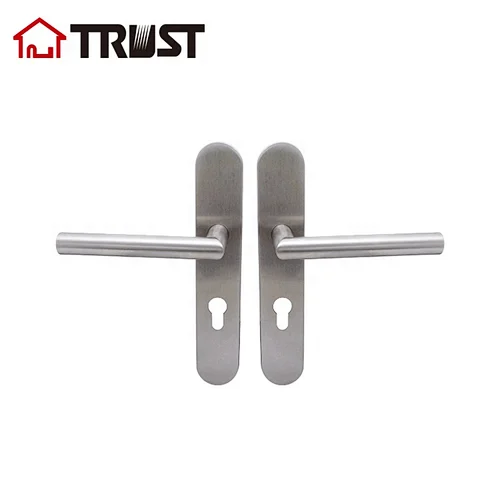 TRUST TP01-R72EUTH003SS Tube Hansle with Sus304 Plate  Door Handle Lock