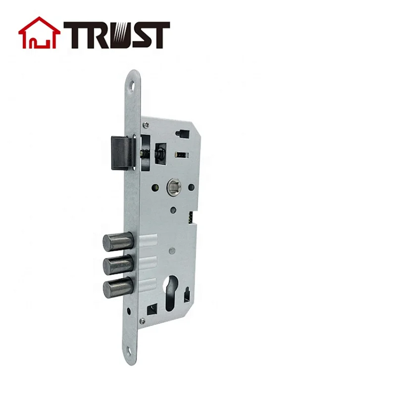 TRUST 8540-3R-BN  High Quality european mortise cylinder door lock body with Bolt