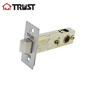 TRUST PL60-BK  High Security Stainless Steel Strike Privacy Latch 60mm Backset