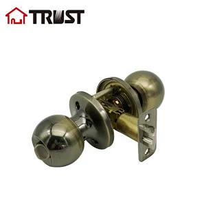 TRUST 6871-AB Keyed Alike Cylinders Tubular ANSI  Resistant Knob Lock