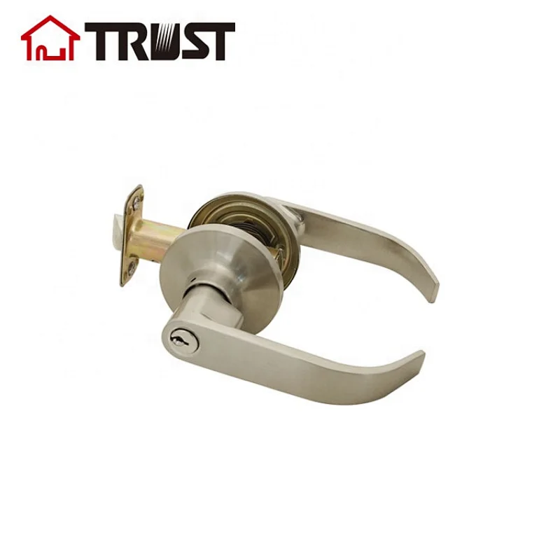 TRUST 6491-SN  ANSI Grade 3 Brushed Nickel Tubular Door Lock