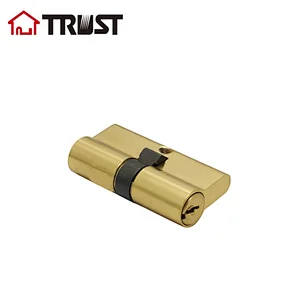 TRUST A60-PB Double Open Cylinder Solid Brass 60mm Key To Key