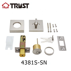 华信4381-S-SN 二级闭锁 不锈钢单头双头闭锁 隐形门锁暗门锁厂家直供