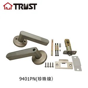 TRUST 9401-PN Smart Lock Fingerprint Door Lock, Keypad Deadbolt Lock Keyless Entry Door Lock Deadbolt, Front Door Lock with Key, Fingerprint Lock for Door