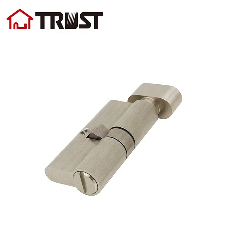 TRUST BK65-SN-T01 Bathroom 5 Pin  Cylinder Brass Euro Profile Thumb Turn