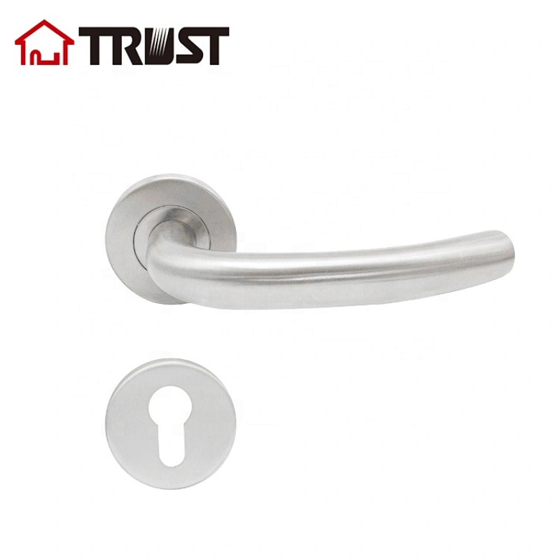 TRUST TH004-SS Stainless Steel Lock Wood Door Lock Bedroom Interior Door Lever Handles