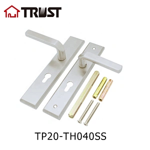 TRUST TP20-TH040SS  304SS Lever Door Handle with Plate
