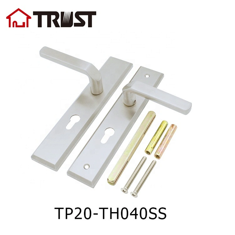 TRUST TP20-TH040SS  304SS Lever Door Handle with Plate