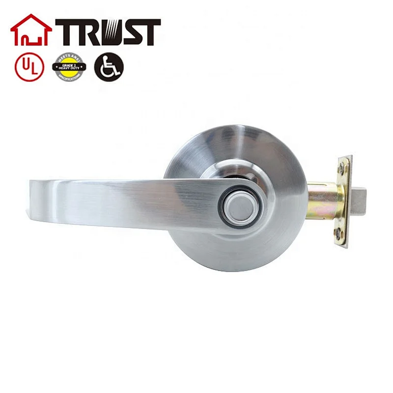 TRUTrust 4572-SC Dynasty Hardware Grade 2 Commercial Duty Door Keyed Lever Lockset, Satin Chrome Finish