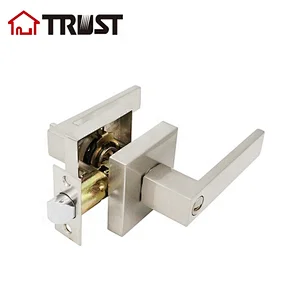 TRUST 6912-SN  Grade 3 Zinc Alloy Lever Tubular Latch Privacy Bathroom Door Handle Lock