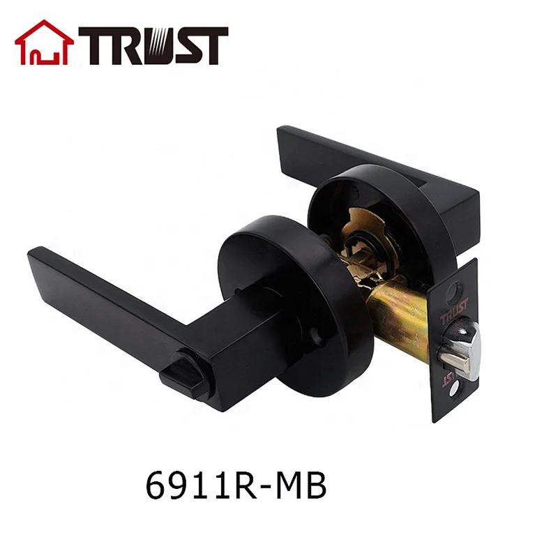 TRUST 6911-R-MB  High Quality  Heavy Duty KW1 Keyway Tubular Leverset Door Lock