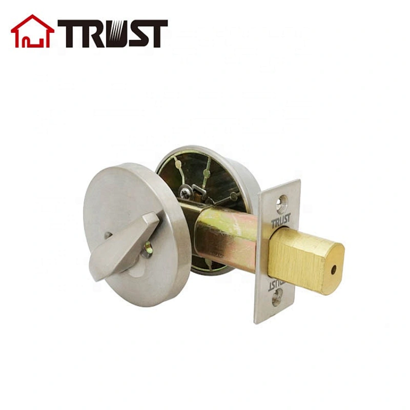 TRUST 4331-SS KD Heavy-Duty ANSI Grade 2 Commercial Single 6-Pin Cylinder Deadbolt lock, Fire Rated, 304SS US32D