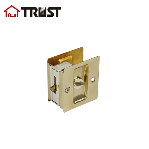 TRUST SD04-PB Solid Brass Sliding Pocket Door Pull