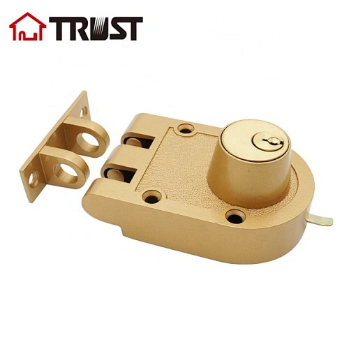 TRUST J2662 YP Jimmy Proof Deadlock Double Cylinder Brass Color