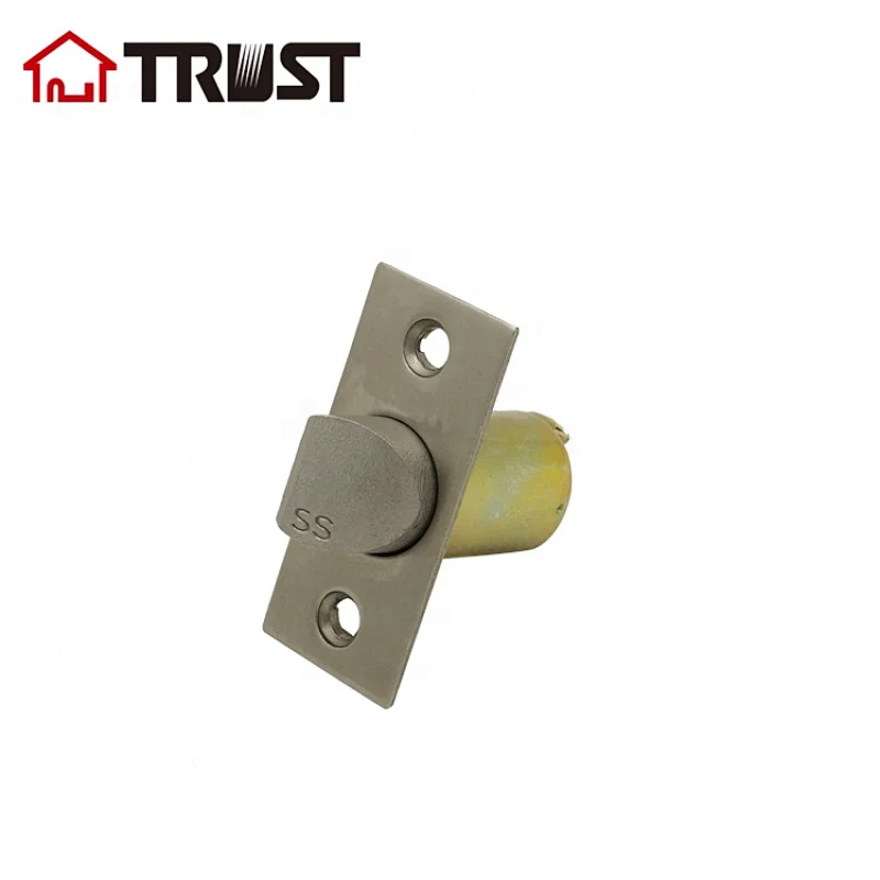 TRUST 4372CL62BKSSS Cylindrical Knob Lock Door Bolt SS304 Latch Passage/Privacy Door Latch