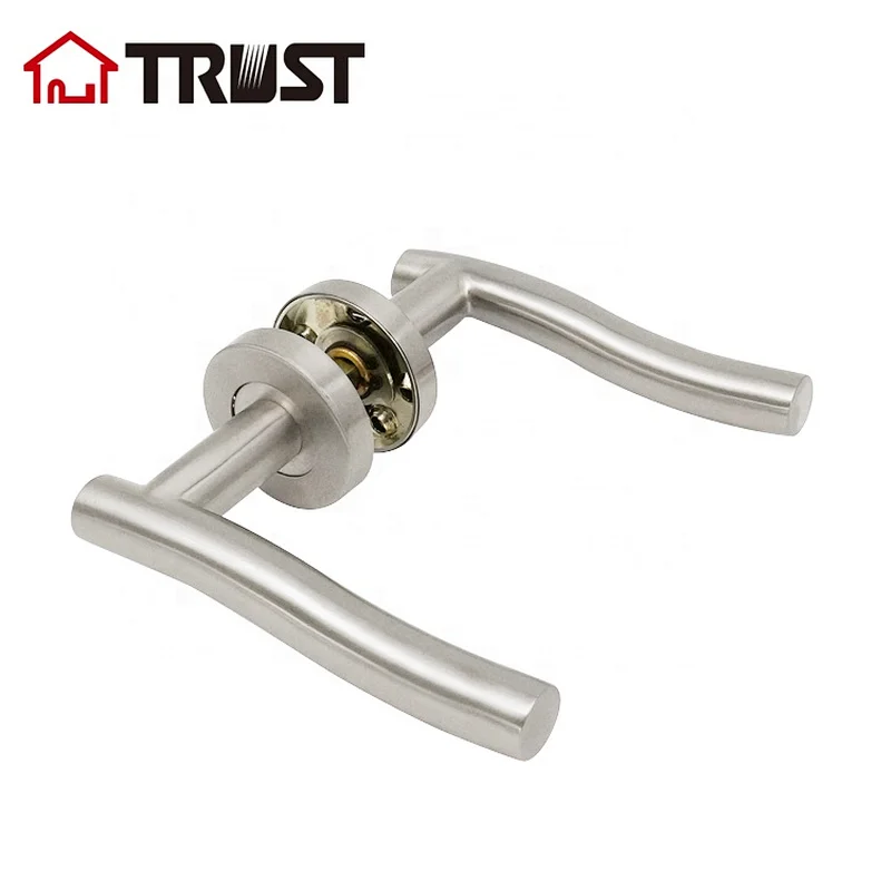 TRUST TH010-SS Stainless Steel 304 Door Lock Handle Bedroom Bathroom Hollow Tube Handle