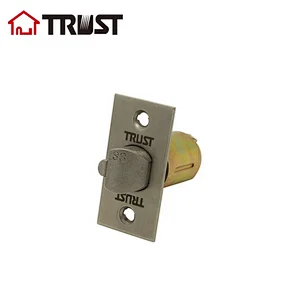 TRUST 4571CL61ETSSS Grade 1 Commercial Cylindrical Door Latch Knob Lock Entry Door Bolt