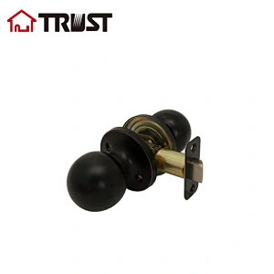 TRUST 6873-RB  ANSI Grade 3 Tubular Round  Knob Door Lock Passage Knob Lock