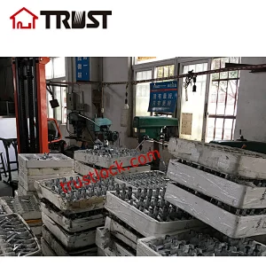 华信4472-SN 美标二级商业防火锁 卧室锌合金执手锁二级门锁卫浴锁具