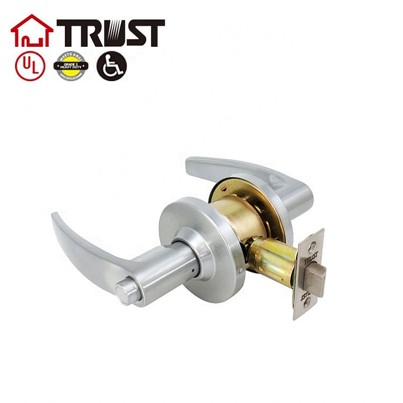 华信4412SC美式执手锁 二级重型防火锁室内卫浴锁门锁