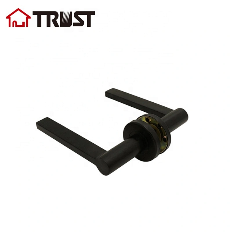 TRUST TH041-BL SUS304 Black Finish Handle Door Lock For Commercial Door
