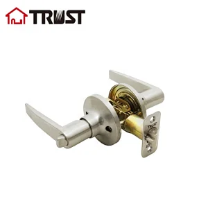 TRUST 6411-B-SN ANSI Grade 3 Entrance Straight Handles Door Lock In Brushed Nickel