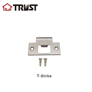 TRUST STK-T-SSS SUS304 T Type Strike for Grade 2 Door Lock With Machine Screws