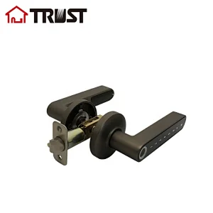 TRUST 9401-SBN Smart Door Lock, Keyless Entry Door Lock, Keypad Door Lock, Fingerprint Door Lock Keypad Entry Door Lock