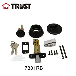 TRUST 7301-RB American Tubular Deadbolt  ANSI Grade 3  Lock  For Single Open