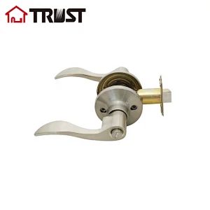 TRUST 6462-SN Tubular Lever Handel ANSI Door Lock In Brushed Nickel