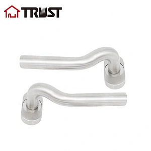 TRUST TH006-SS-OV Hollow Stainless Steel Tube Level handle With Oval Rose