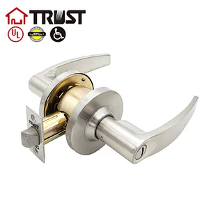TRUST 4472-SN  Dynasty Hardware Commercial Duty Privacy Door Lock, Satin Nickle
