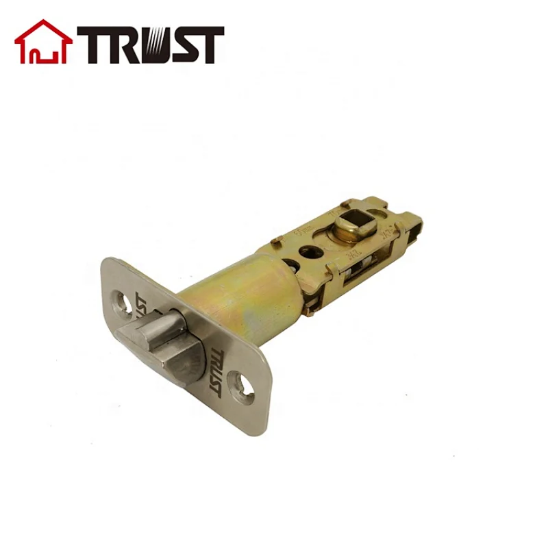 TRUST TL6871G2SS Adjustable Deadlatch 60 or 70mm, Keyless Entry Door Lock Replacement Latch, Smart Door Lock Deadlatch, Security Door Latch
