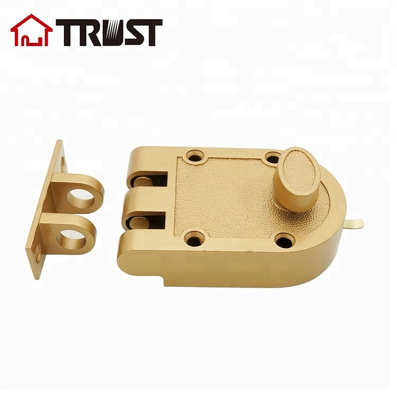 华信J2661YP厂家直供单头老虎锁高质量外装门锁铜锁芯铜钥匙
