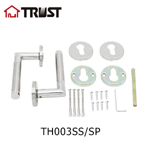 TRUST TH003-SS/SP China Best Selling Products Double Sided Stainless Steel Tube Door Handle