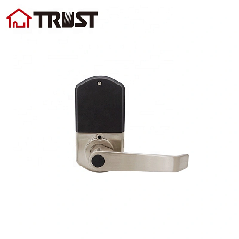 TRUST 9202-SN Smart Door Lock, Keyless Entry Door Lock, Keypad Door Lock, Fingerprint Door Lock, Keypad Entry Door Lock, Satin Nickle