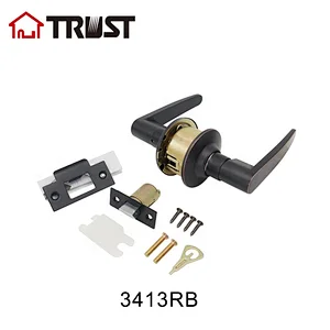 TRUST 3413-RB High Quality Cylindrical  Grade 3 Zinc Alloy Lever Lock Oil  Rubbed Bronze