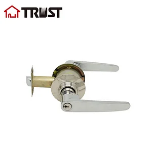 TRUST 3411-CP 2 Lever Door Lock Cylindrical Entry Door Lever Security Lock Door