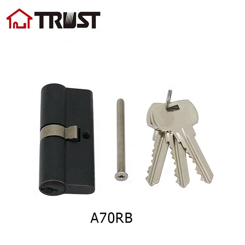 TRUST A70-RB  Euro Cylinder Double Cylinder Door Lock Key To Key