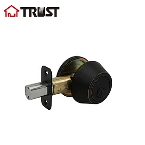 TRUST 7351-RB OEM Door Lock Manufacturer Deadbolt  ANSI Grade 3 Easy Installation Deadbolt Oil Rubbed Bronze