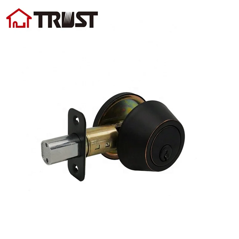 TRUST 7351-RB OEM Door Lock Manufacturer Deadbolt ANSI Grade 3 Easy Installation Deadbolt Oil Rubbed Bronze