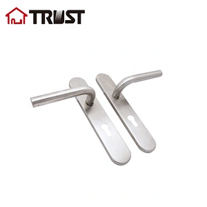 华信TP01-R72EUTH002SS 不锈钢面板锁配不锈钢空心拉手室内门锁 执手锁