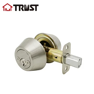 TRUST 7312-SS Top quality zinc alloy ANSI Grade 3 Deadbolt with Double Cylinder  Factory Hot Sale