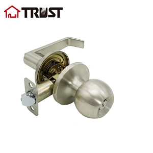 TRUST 687431-SN  Door Levers  Interior Door Lock and Knob Keyed Lock