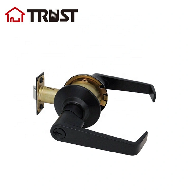 TRUST 3431-MB Hot Sale American Cylindrical Lever Handle Lock Set Security Door Lock For Residential Housing