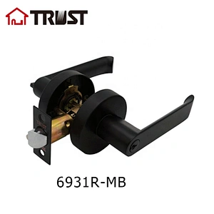 TRUST 6931-R-MB Heavy duty Hot Selling Tubular Lever Handle door Lock For Residential Home
