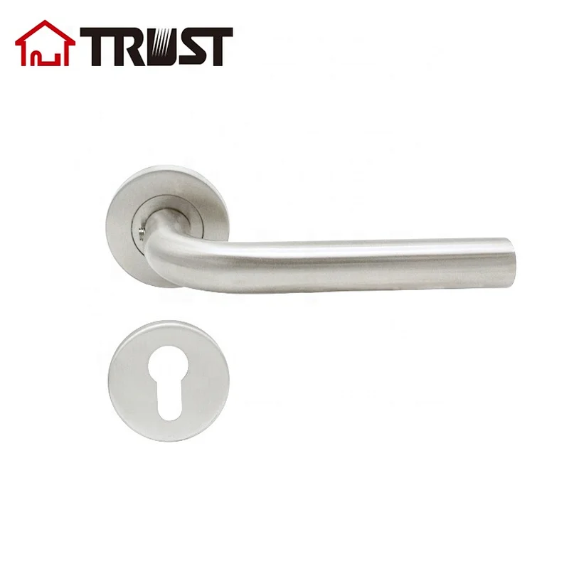 TRUST TH002-SS High Quality 304 Stainless Steel Door Lever Handle Euro Style
