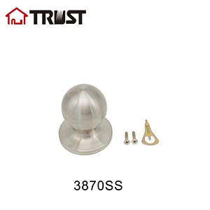 TRUST 3870-SS High Quality USA Standard Door Dummy Cylindrical Knob Lock Door Lock