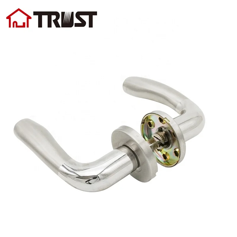 TRUST TH042-SS Hot Sale SS304 Hollow Lever Door Lock Interior Door Hardware On Rose